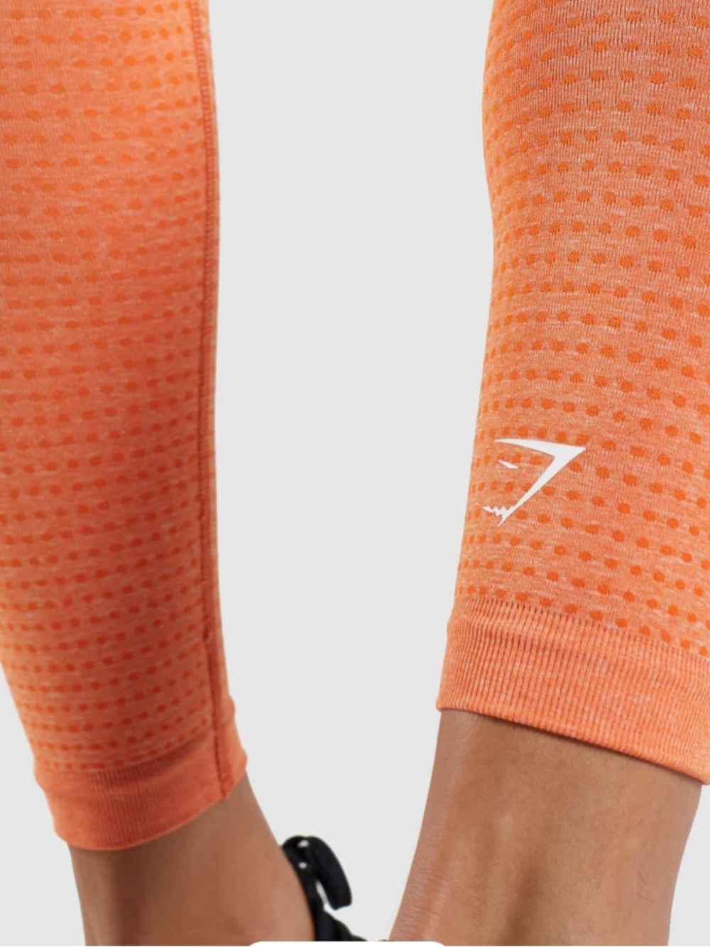 Gymshark Coral Orange Seamless Vital High-Waist Activewear Leggings Size XS/S - Picture 4 of 12